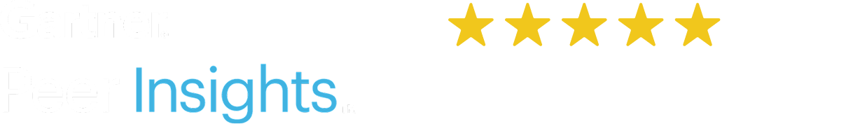 Gartner Peer Insights rating for Accutive Security (5 Star)
