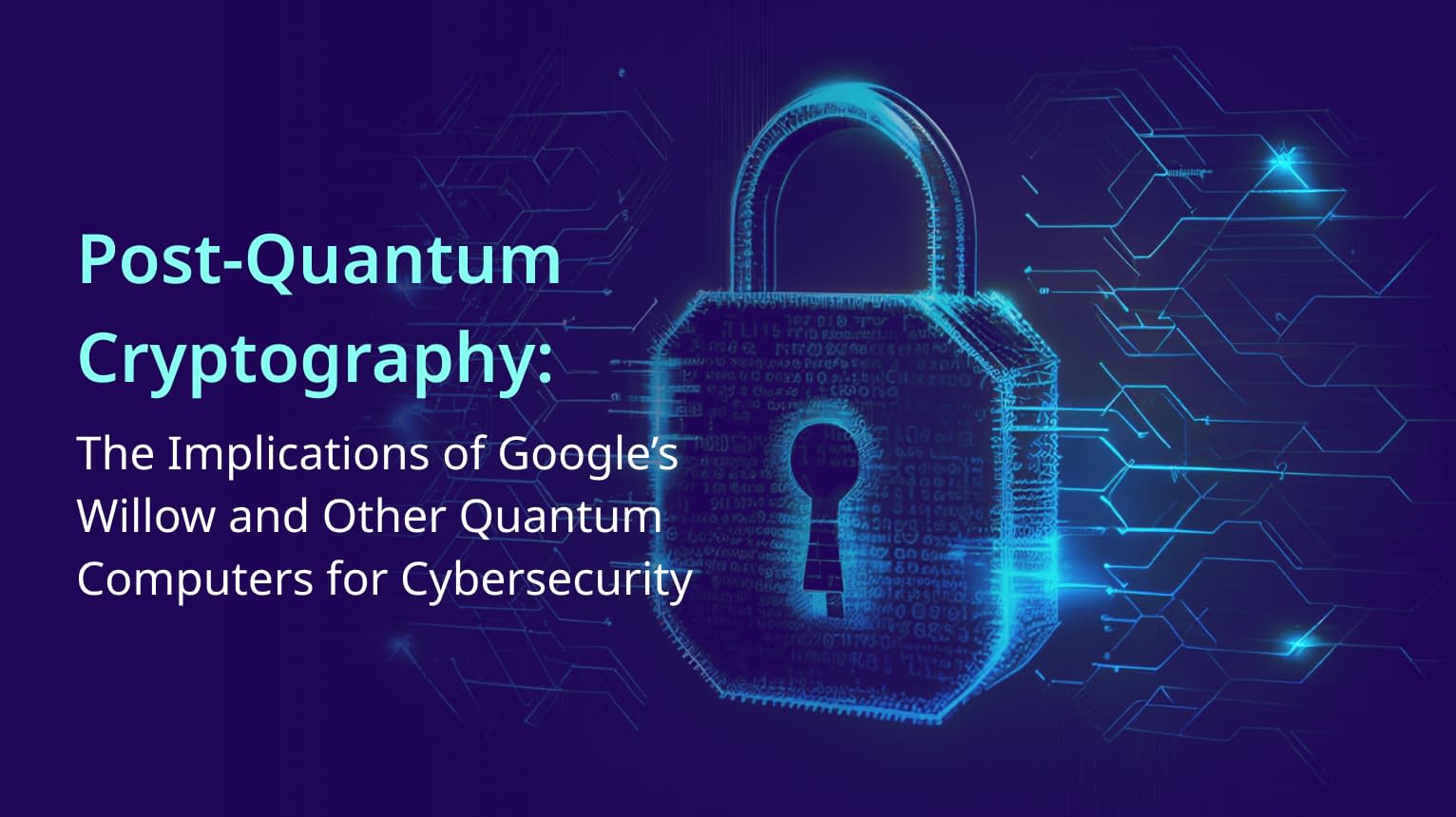 Post-Quantum Cryptographhy