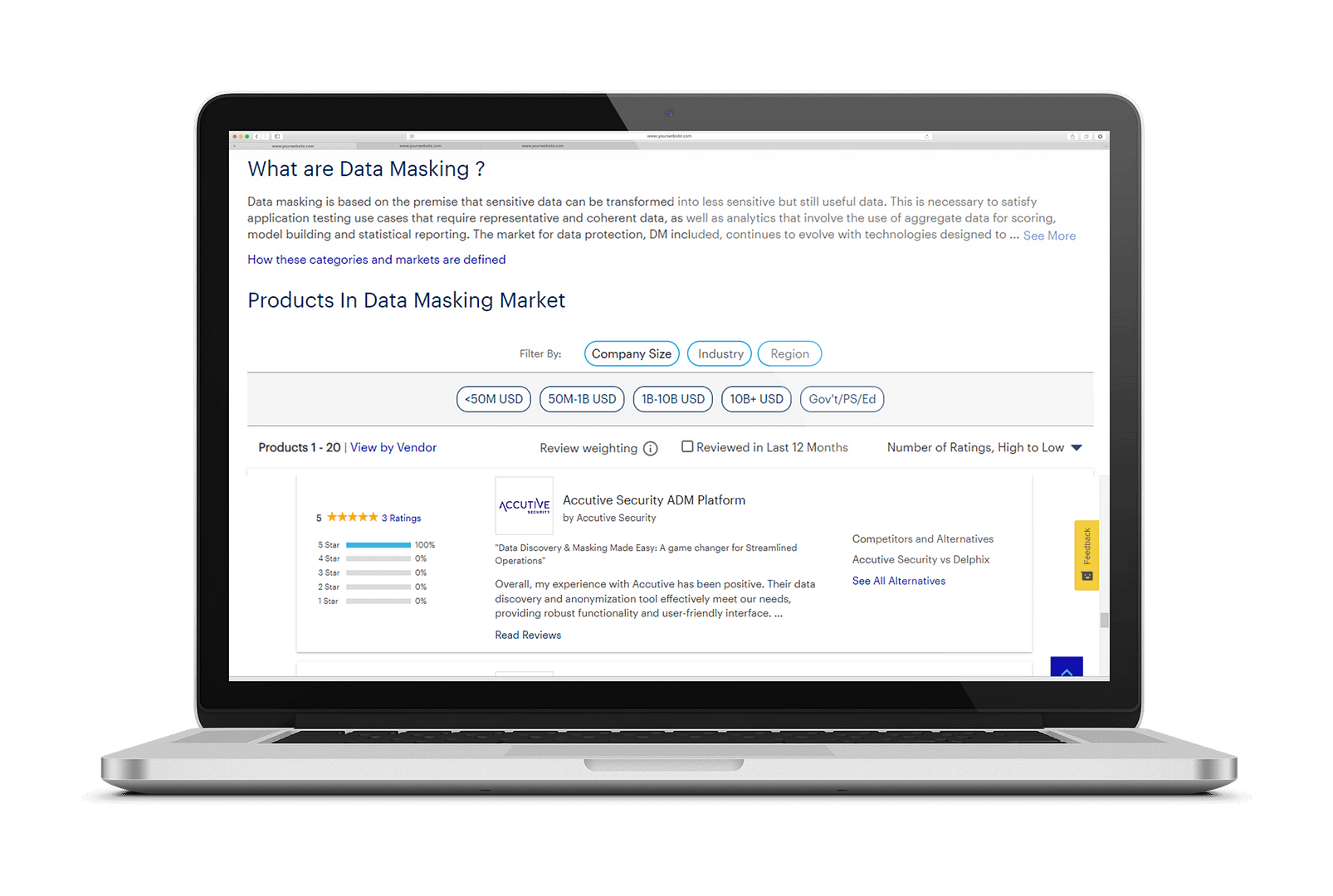 Data masking tools gartner