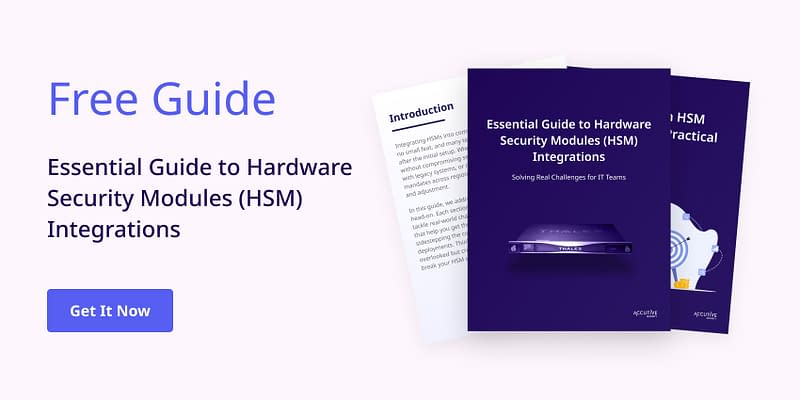 A free guide to HSM Integrations