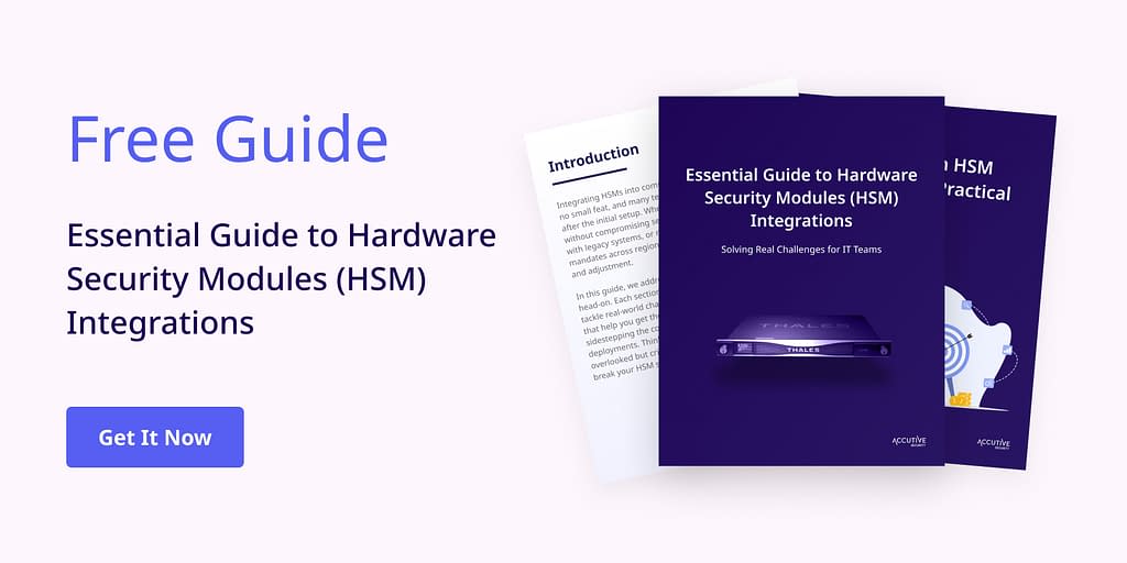 A free guide to HSM Integrations