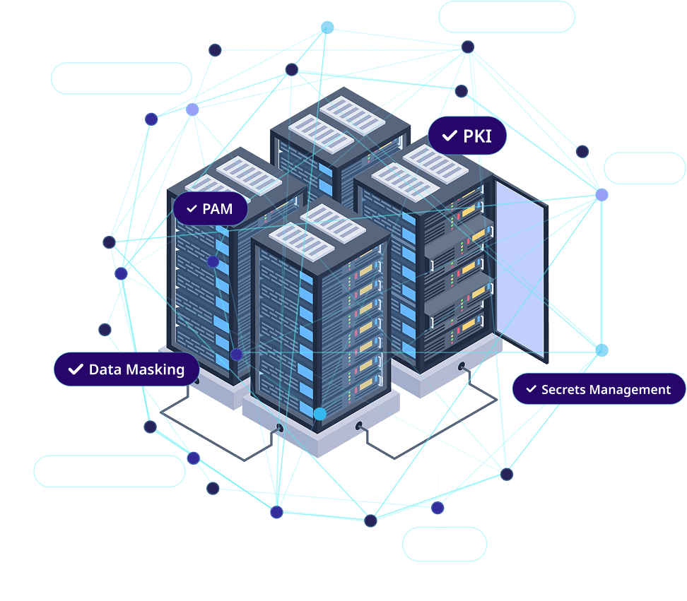 PAM, PKI, Data Masking, Secrets Management